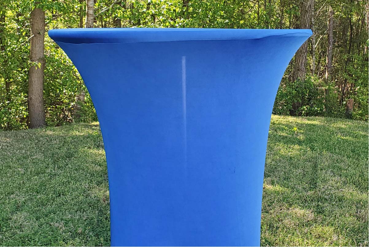 highboy with royal blue